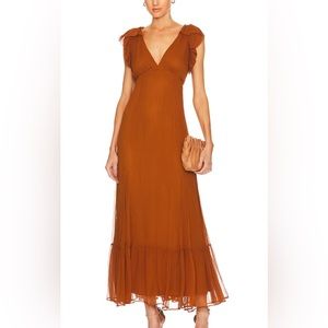 Tularosa Althea Maxi Dress in Golden Spice